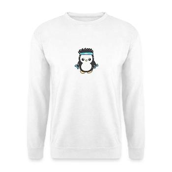 Pingouin de remise en forme - Sweat-shirt Unisexe - blanc - Devant