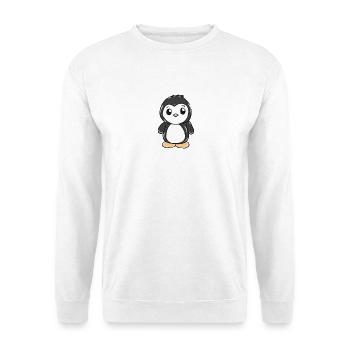 manchot - Sweat-shirt Unisexe - blanc - Devant