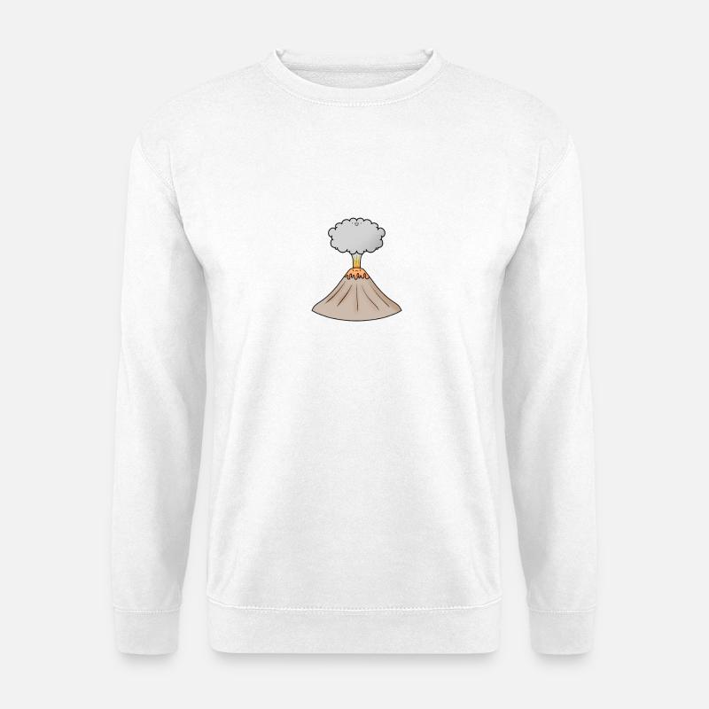 volcano - Unisex Sweatshirt - white