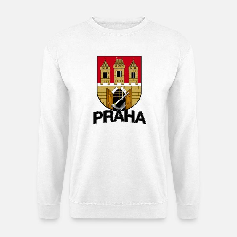 Praha Prag Tschechien - Unisex Pullover - Weiß
