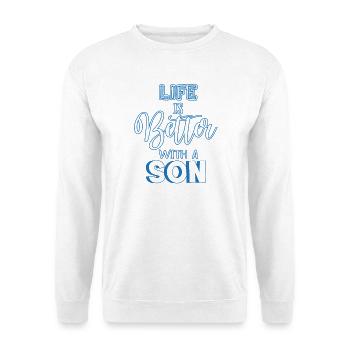 son - Unisex Sweatshirt - white - Front