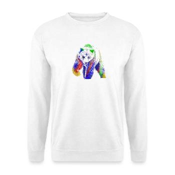 Bear - Unisex Sweatshirt - white - Front