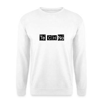 Techno Chem Periodensystem-Style - Unisex Pullover - Weiß - Vorne