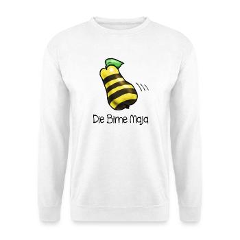Birne Maja - Unisex Pullover - Weiß - Vorne