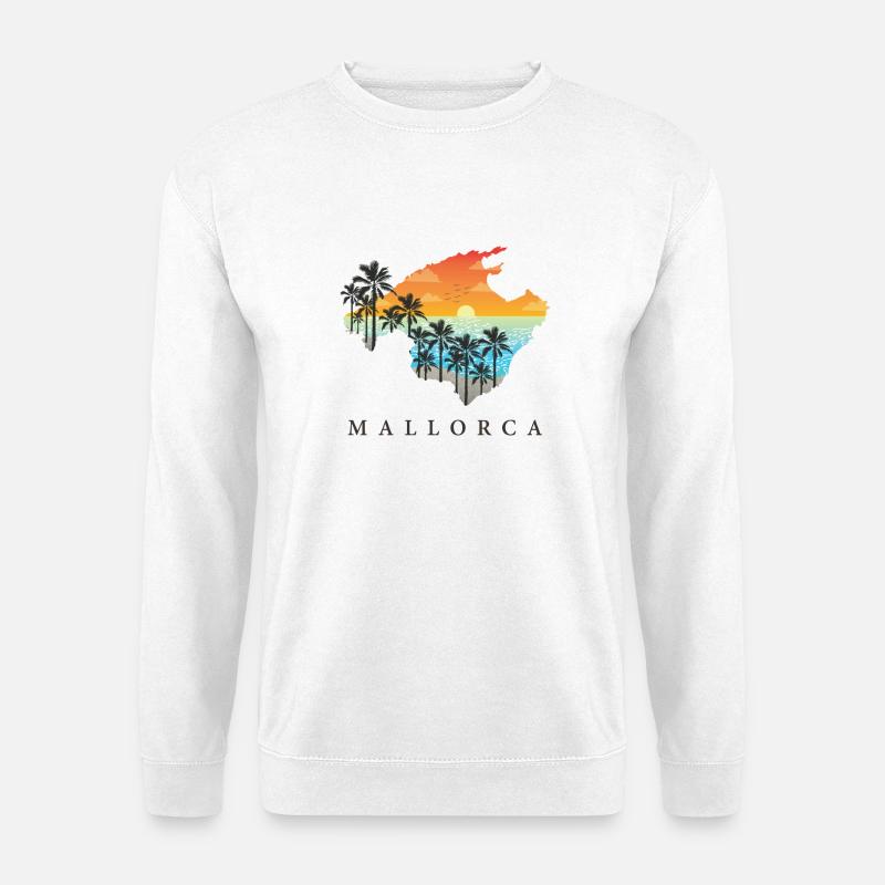 mallorca - Unisex Sweatshirt - white