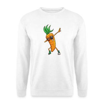Funny carrot carrot - Unisex Sweatshirt - white - Front