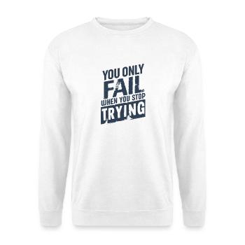 Coureurs de marathon - Sweat-shirt Unisexe - blanc - Devant