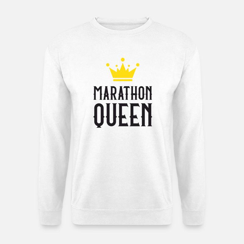 Marathon Queen - Unisex Pullover - Weiß