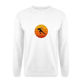 Running Sport - Unisex Sweatshirt - white - Front