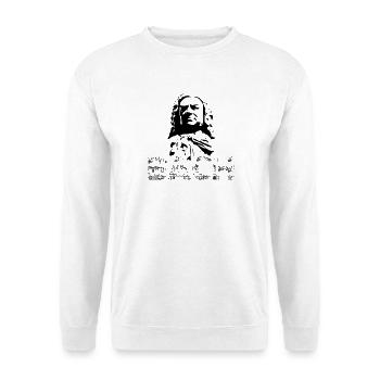Johann Sebastian Bach - Unisex Sweatshirt - white - Front
