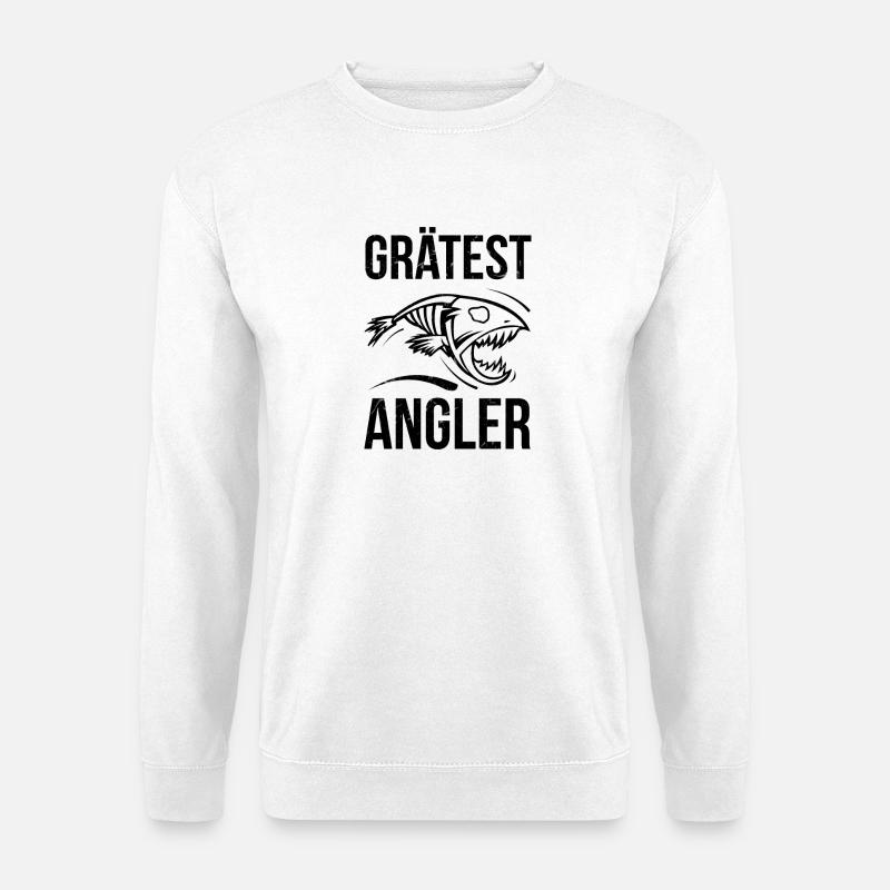 Angler Grätest Angler - Unisex Pullover - Weiß