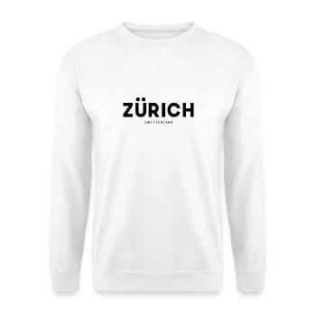 Zurich Zurich Suisse - Sweat-shirt Unisexe - blanc - Devant