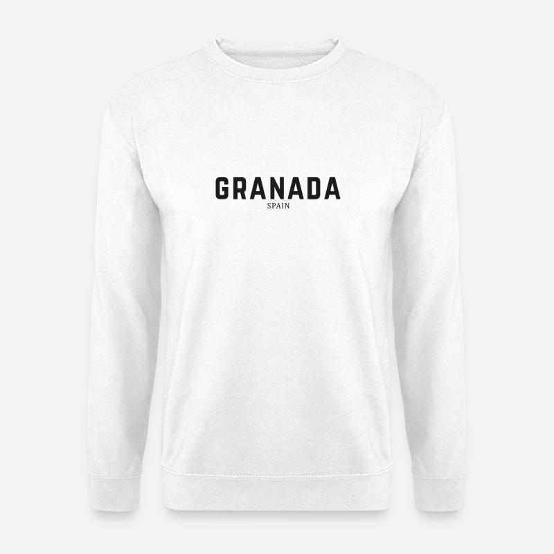Granada Spanien - Unisex Pullover - Weiß
