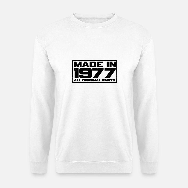 1977 - Unisex Pullover - Weiß