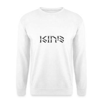 King / König - Unisex Pullover - Weiß - Vorne