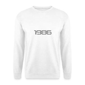 Born in 1986 - Unisex Sweatshirt - white - Front