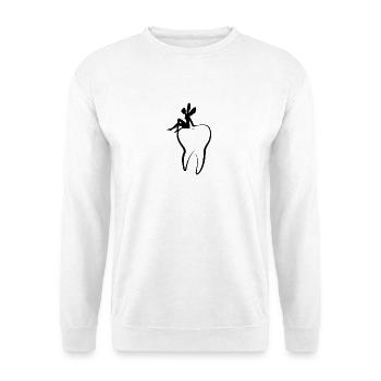 Tooth fairy - Unisex Sweatshirt - white - Front