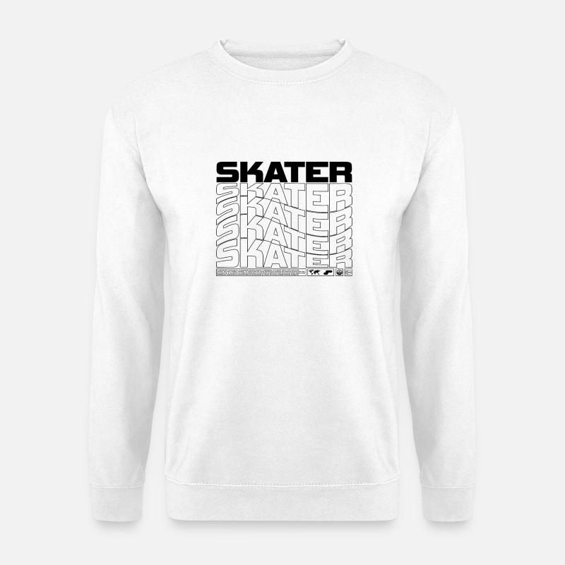 Skater - Unisex Pullover - Weiß