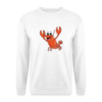 Homard - Sweat-shirt Unisexe - blanc - Devant