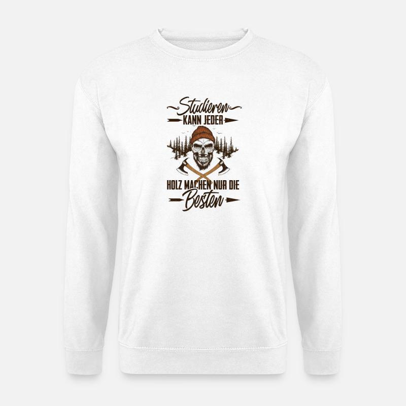 Holzfäller - Unisex Pullover - Weiß