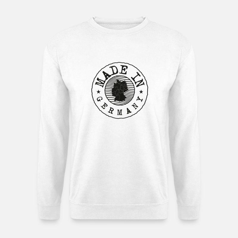 Gemacht in Deutschland - Unisex Pullover - Weiß