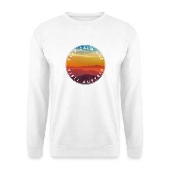 Visit Austria Sunset - Unisex Sweatshirt - white - Front