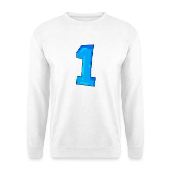 Numéro 1 - Sweat-shirt Unisexe - blanc - Devant