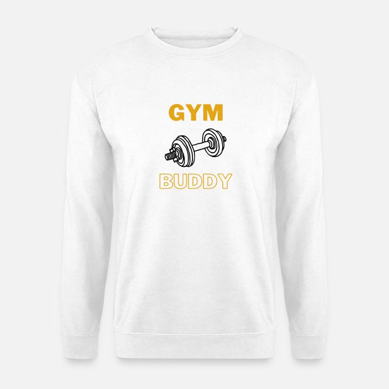 Gym Buddy - Unisex Pullover - Weiß