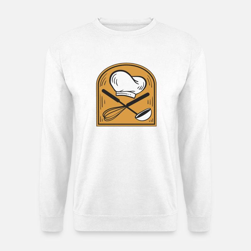 Koch - Unisex Pullover - Weiß