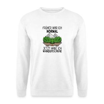 Berg Berge Wandern - Unisex Pullover - Weiß - Vorne