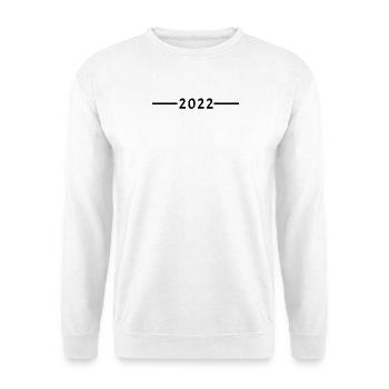 2022 - Unisex Pullover - Weiß - Vorne