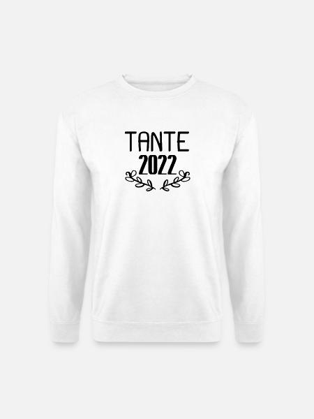 Tante 2022 - Tante werden - Unisex Pullover - Weiß