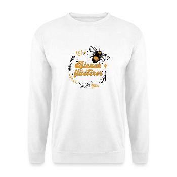 Imker Bienenflüsterer Geschenk Frühling - Unisex Pullover - Weiß - Vorne