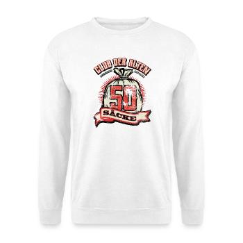 Club Der Alten Säcke - 50. Geburtstag - lustig - Unisex Pullover - Weiß - Vorne