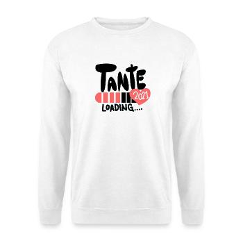 Tante 2021 - Tante werden - Unisex Pullover - Weiß - Vorne