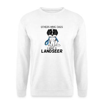 Landseer - Unisex Pullover - Weiß - Vorne