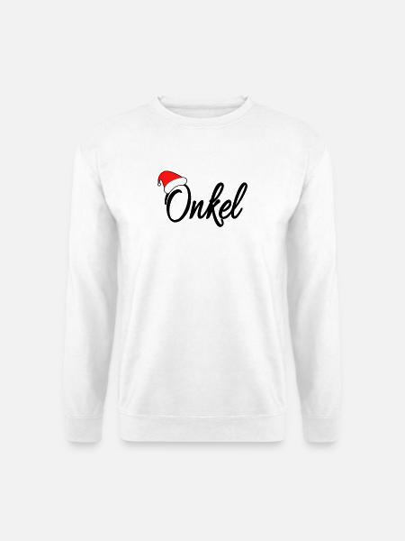 Weihnachten Onkel - Unisex Pullover - Weiß