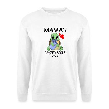 Baby 2023 - Geburt Schwanger 2023 - Unisex Pullover - Weiß - Vorne