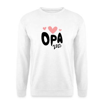 Opa 2023 - Opa werden - Bald Opa - Unisex Pullover - Weiß - Vorne
