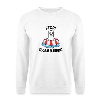 Klimawandel Klimaschutz - Unisex Pullover - Weiß - Vorne