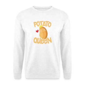 Potato queen - Unisex Pullover - Weiß - Vorne