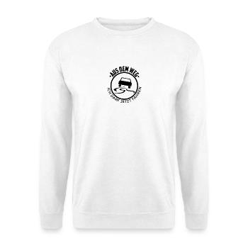 Führerschein bestanden Aus dem Weg - Unisex Pullover - Weiß - Vorne