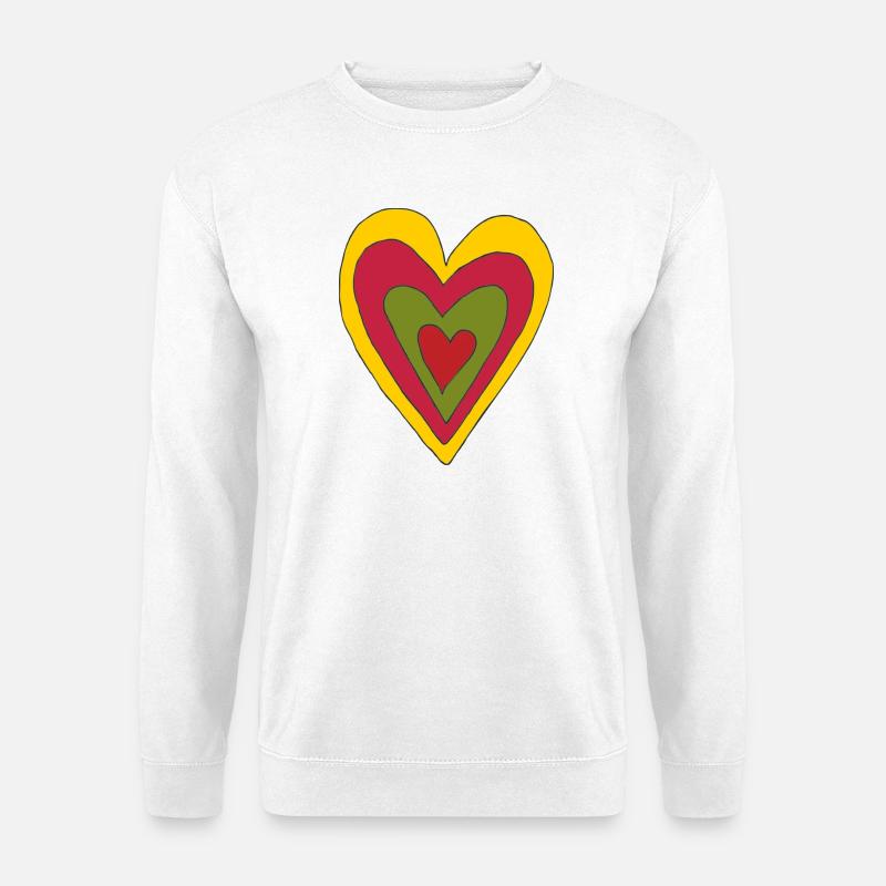 4herzen in einem - Unisex Pullover - Weiß