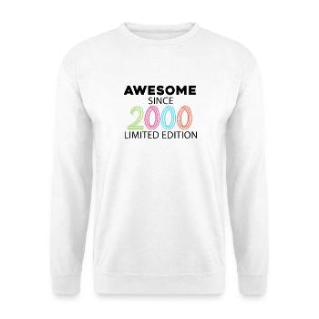 Fantastisch seit 2000 - Jahrgang 2000 - Unisex Pullover - Weiß - Vorne