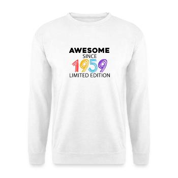 Fantastic since 1959 - born in 1959 - Unisex Sweatshirt - white - Front