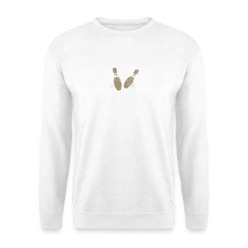 bowling pins - Unisex Sweatshirt - white - Front