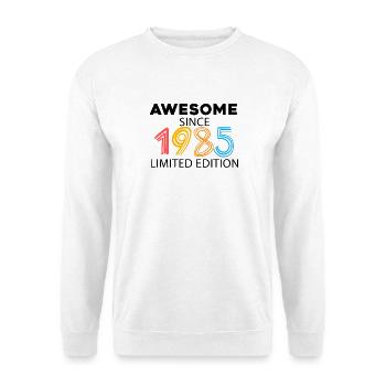 Fantastique depuis 1985 - né en 1985 - Sweat-shirt Unisexe - blanc - Devant