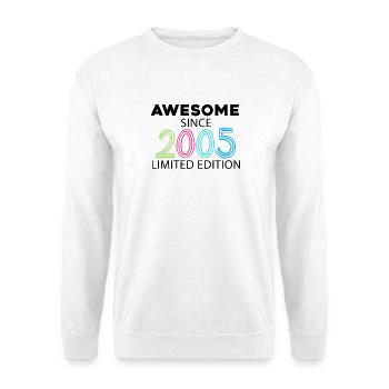Fantastisch seit 2005 - Jahrgang 2005 - Unisex Pullover - Weiß - Vorne