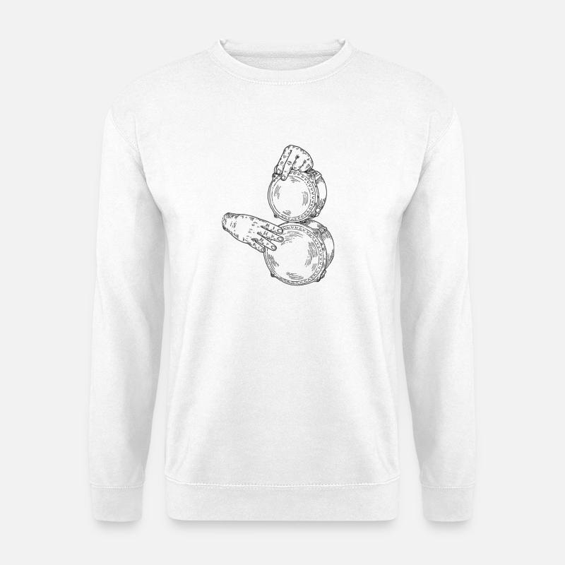 Musikinstrument - Unisex Pullover - Weiß