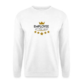 Employee of the Year - Unisex Sweatshirt - white - Front